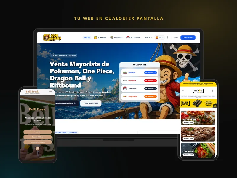 Desarrollo para todas las plataformas - Implementamos tu diseño con las últimas tecnologías, asegurando que funcione per...
